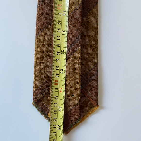 VTG La Navette Wool Tie - Picture 8 of 8